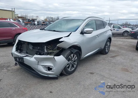 2018 Nissan Murano Sv z USA, uszkodzony, nr VIN 5N1AZ2MH5JN124528